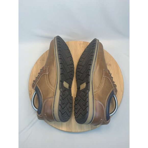 Izod Oxford 9.5M Men's Cal Brown Lace Up Memory Foam - Picture 5 of 7